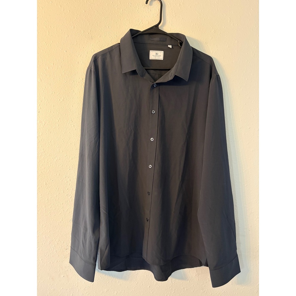 7 Diamonds Liberty 4-Way Stretch Woven Shirt Mens XL Navy Button Down